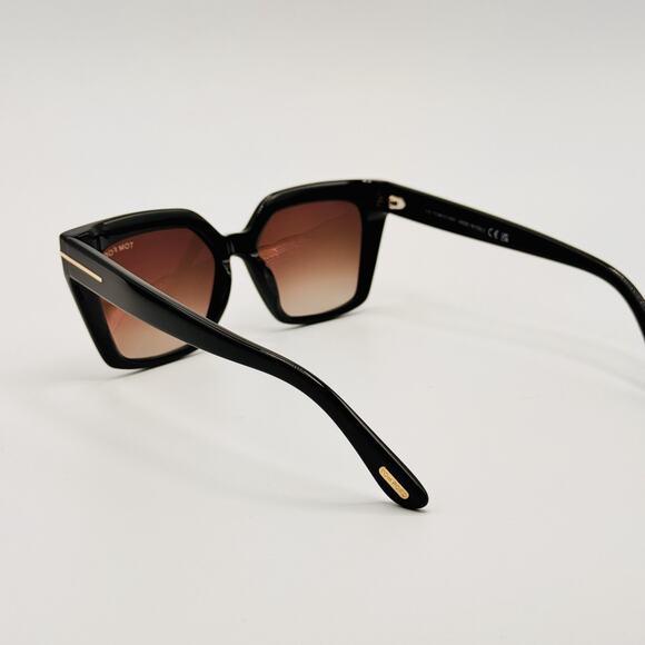 Tom Ford Sunglasses WINONA TF1030 01Z Black Cat Eye Brown Gradient Lens 53mm main image 6